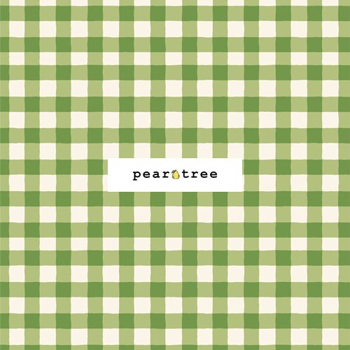 Art Gallery Fabrics Small Plaid Of My Dreams Fern