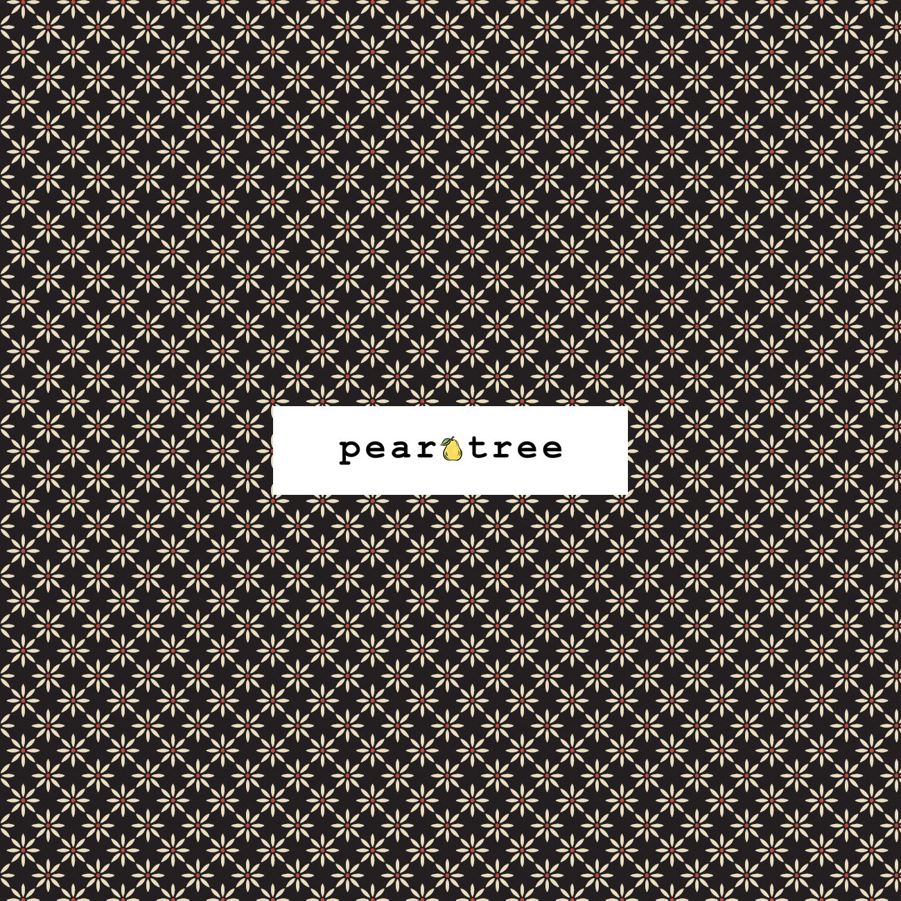 Camelot Fabrics Daisies - Black