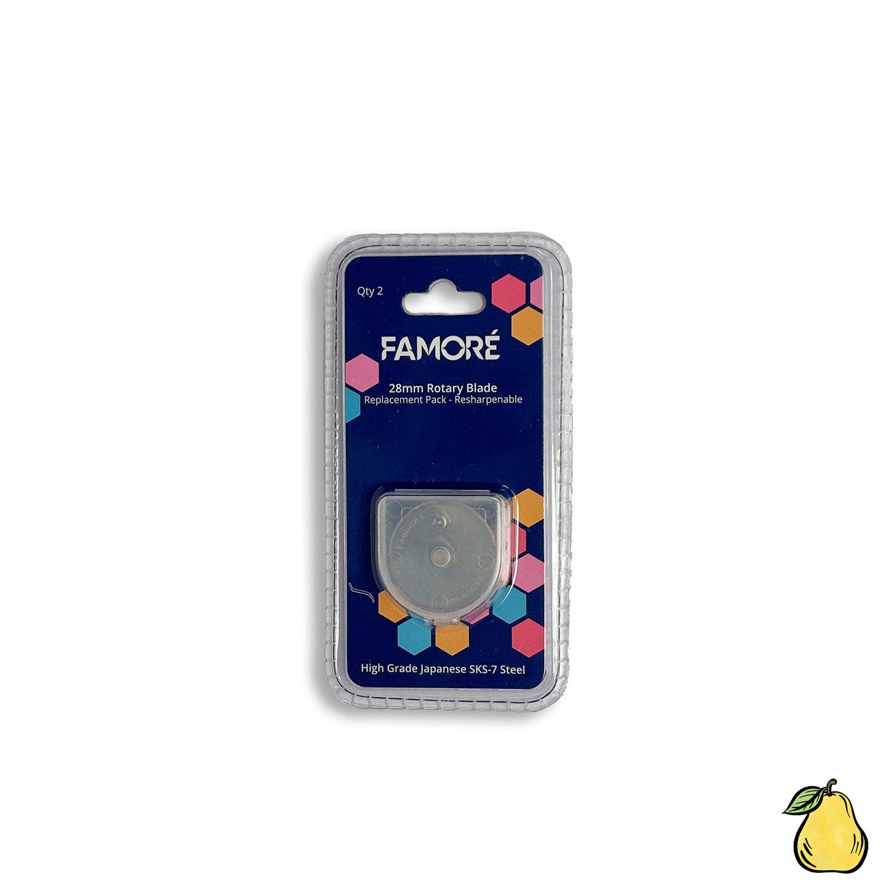 Checker Famore 28mm Replacement Blades - 2pk