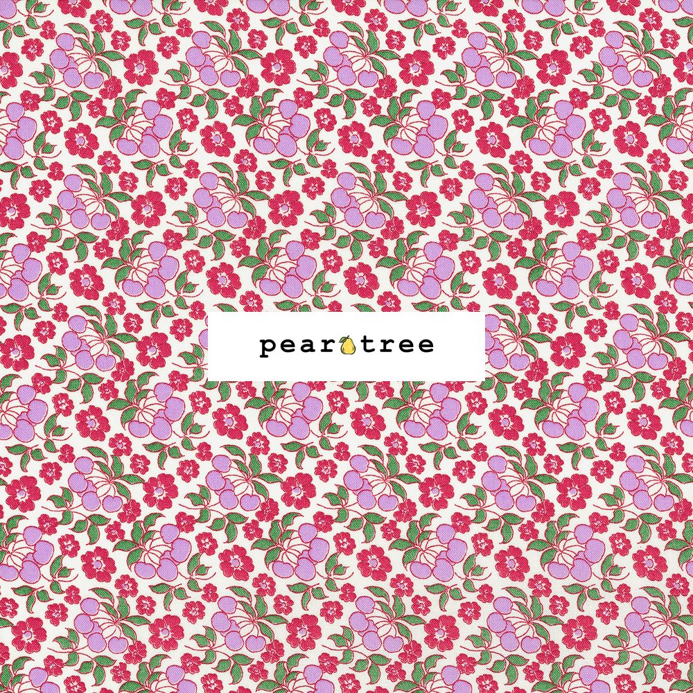 Cotton + Steel Cherries Jubilee - Sweet Pea Fabric