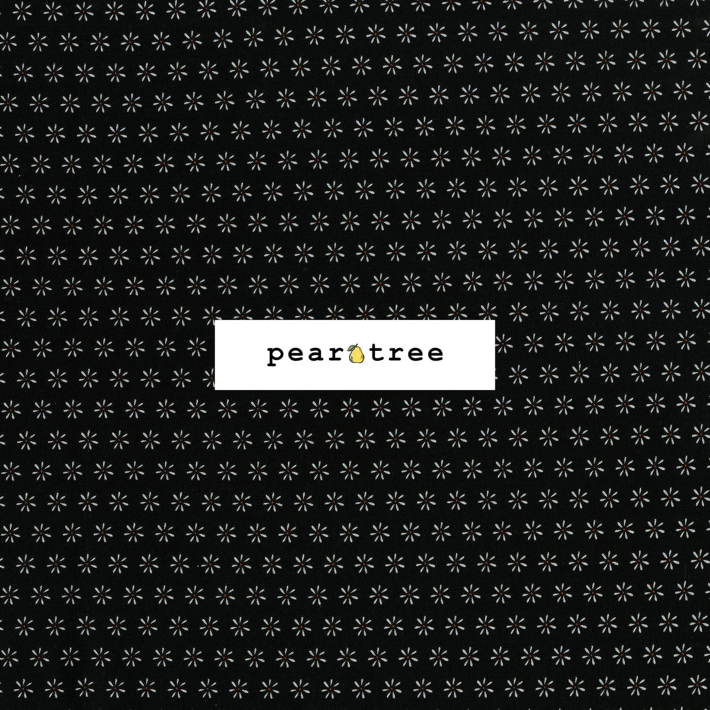 Cotton + Steel Daisy Toss - Black Fabric
