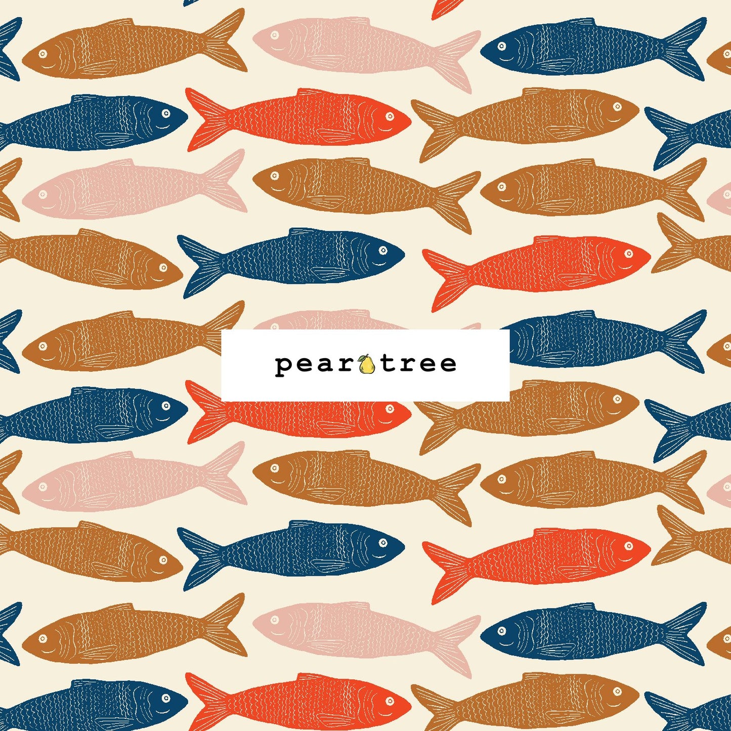 Cotton + Steel Upstream - Salmon Fabric