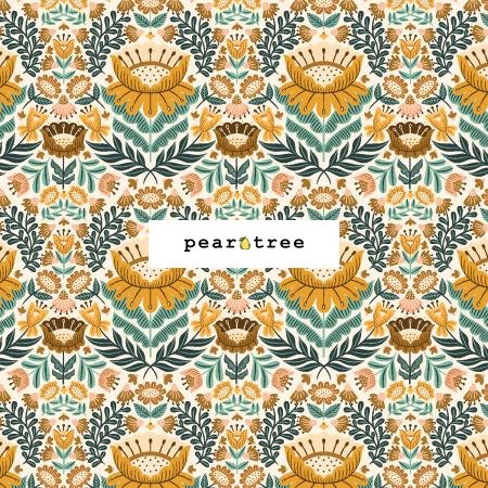 Cotton + Steel Clara Floral - Mustard