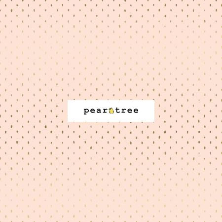 Cotton + Steel Blush Metallic Fabric