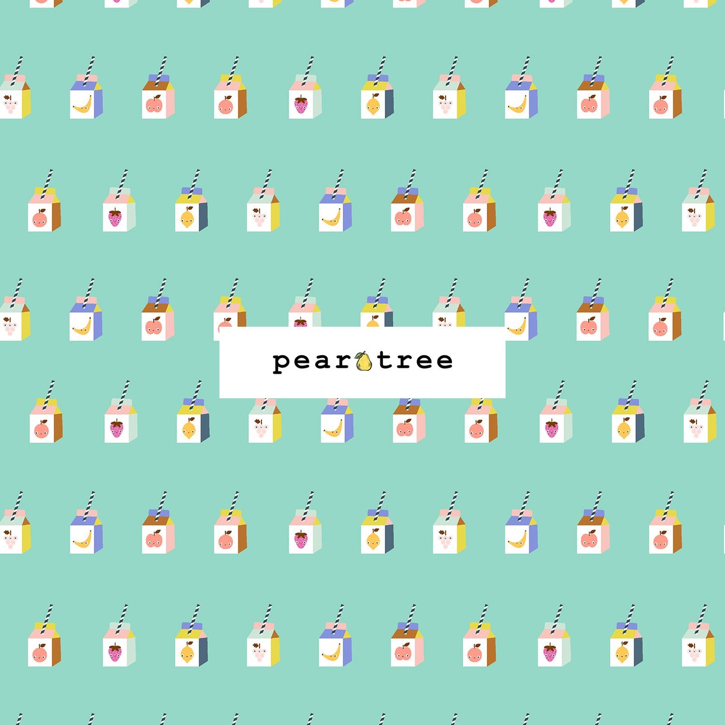 Cotton + Steel Sunshine Smoothies - Teal Blast Fabric