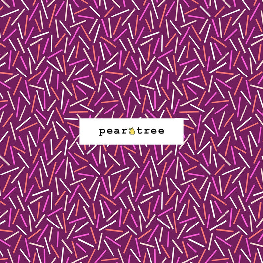 Cotton + Steel Sprinkles - Twilight Magenta Fabric