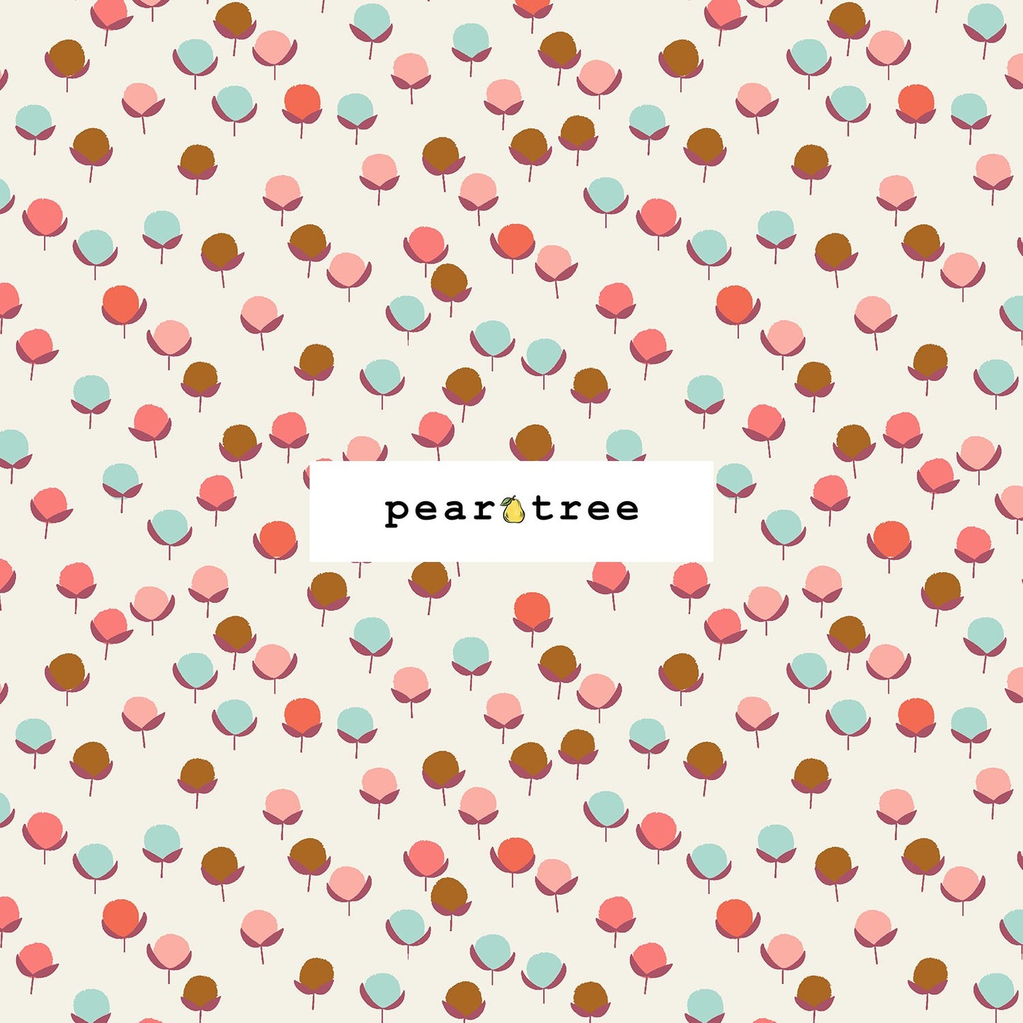 Cotton + Steel Budlings - Pink Blossom Fabric