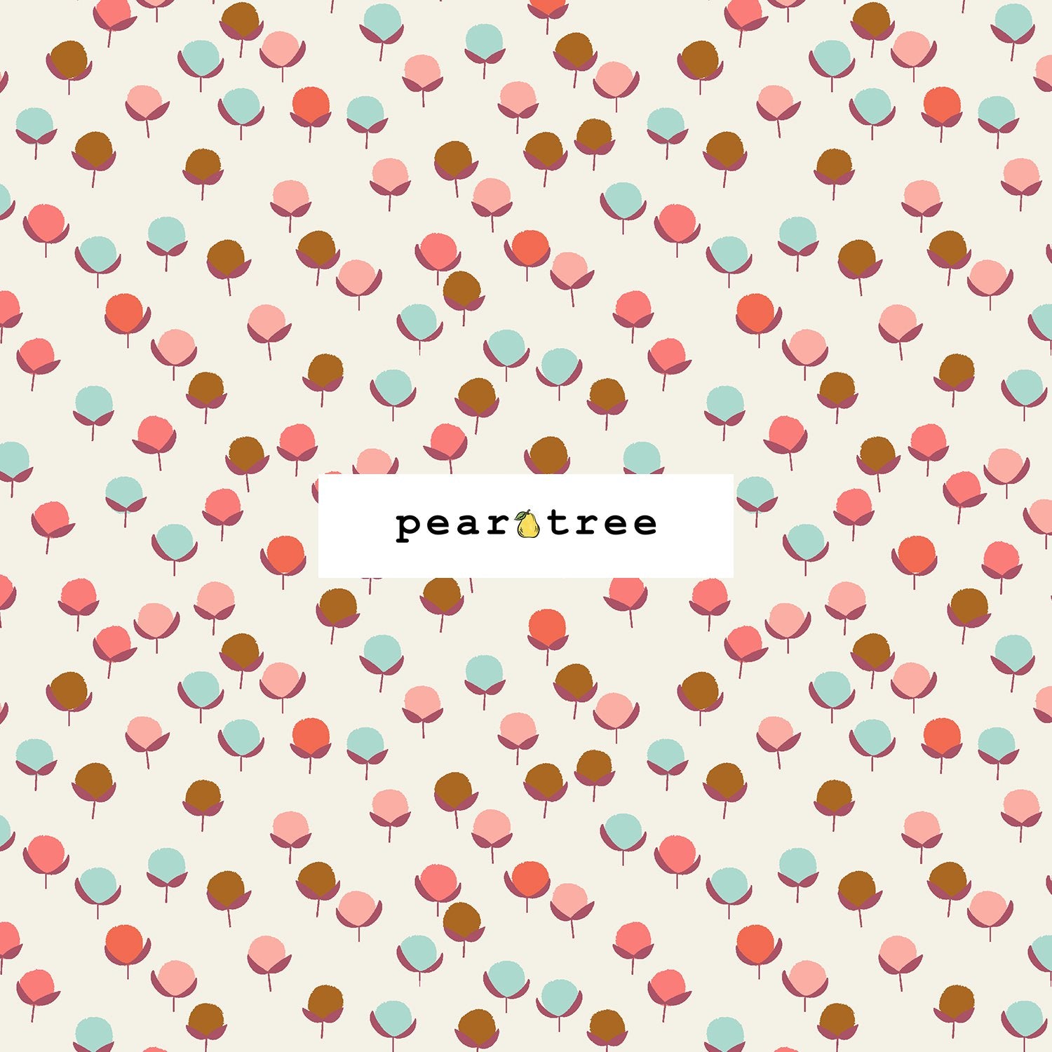 Cotton + Steel Budlings - Pink Blossom Fabric