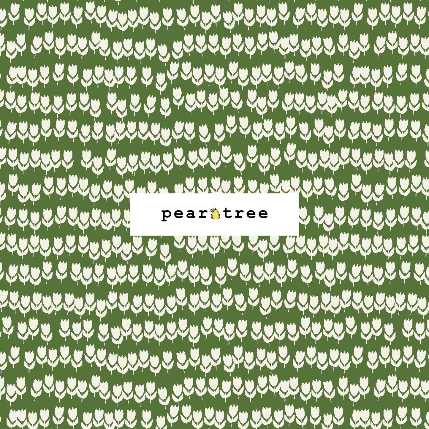 Cotton + Steel Tulips - Green Meadow Fabric