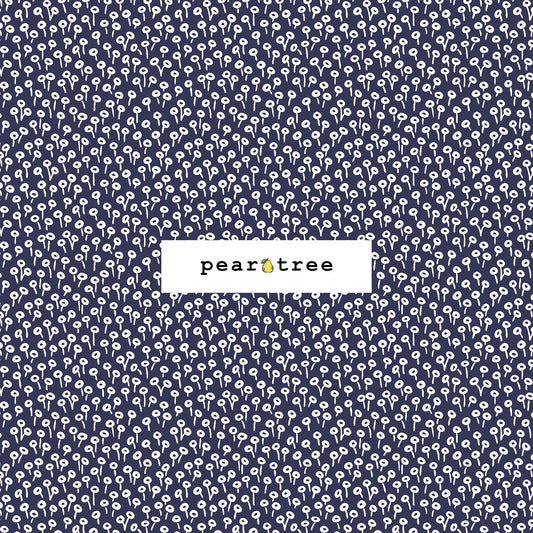 Cotton + Steel Tapestry Dot - Navy Fabric