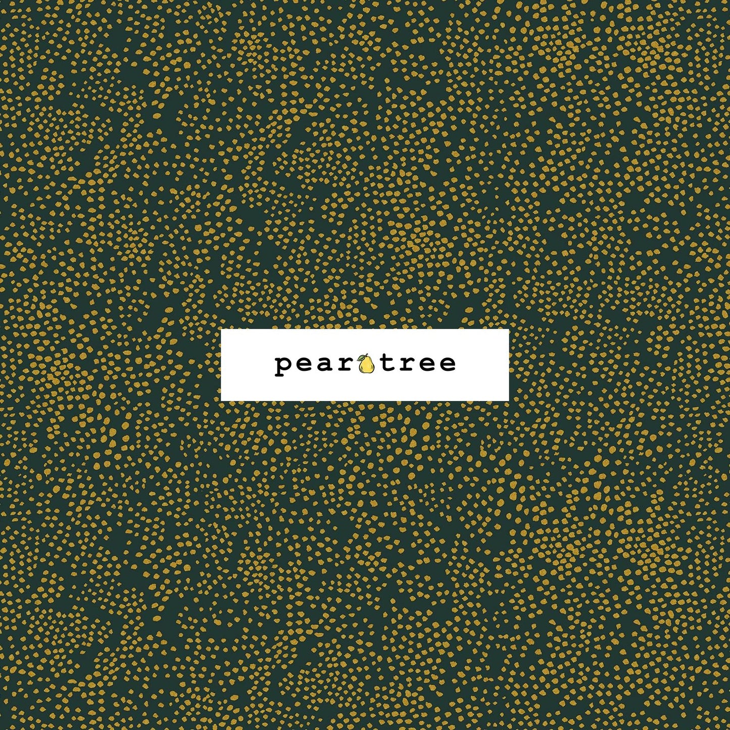 Cotton + Steel Menagerie Champagne - Evergreen Metallic Fabric