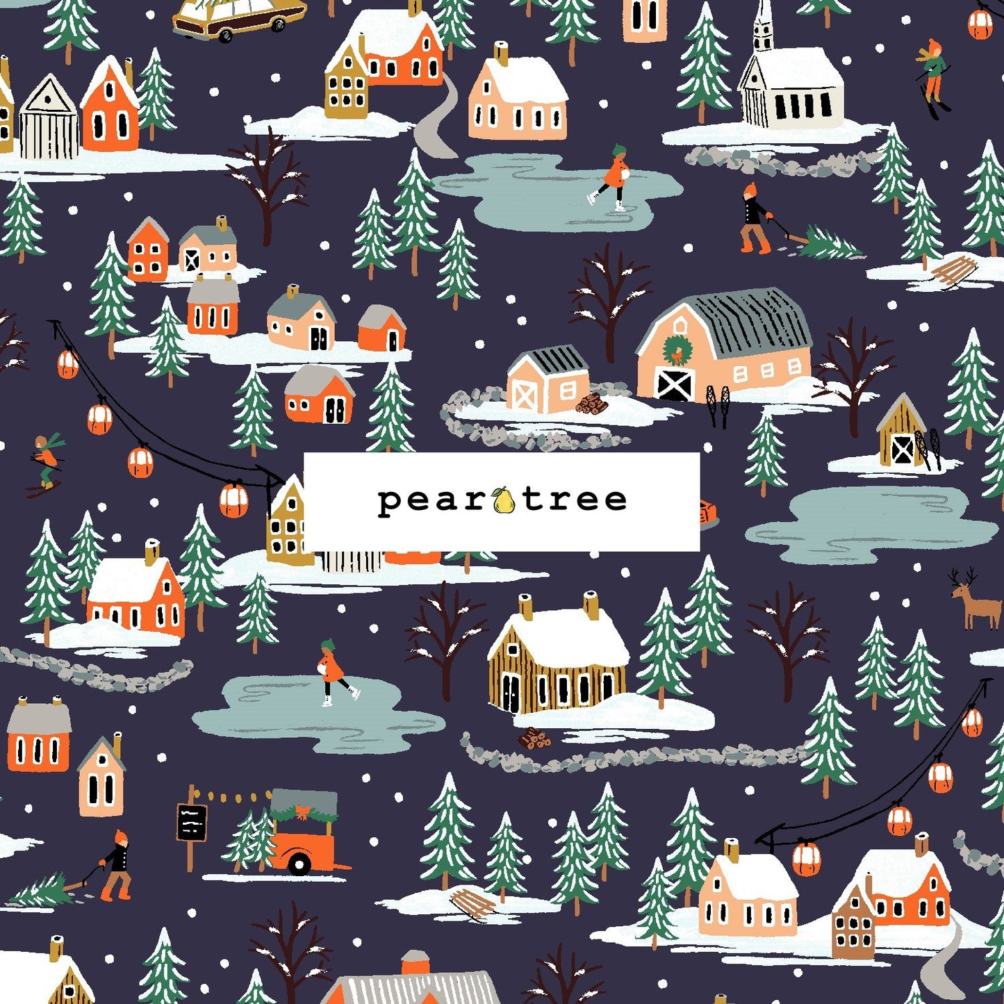 Holiday Village | Holiday Classics | Cotton + Steel | RP603-NA2
