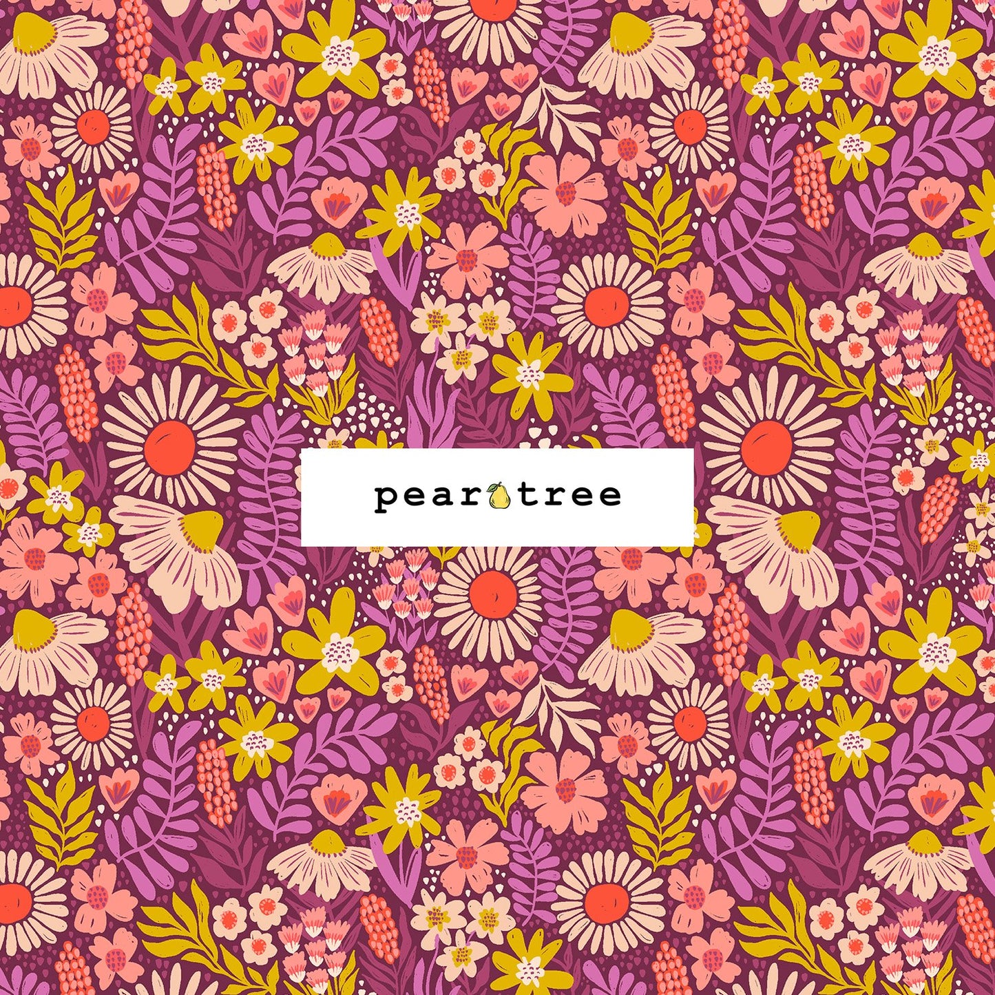 Cotton + Steel Where The Flowers Grow - Luscious Fabric