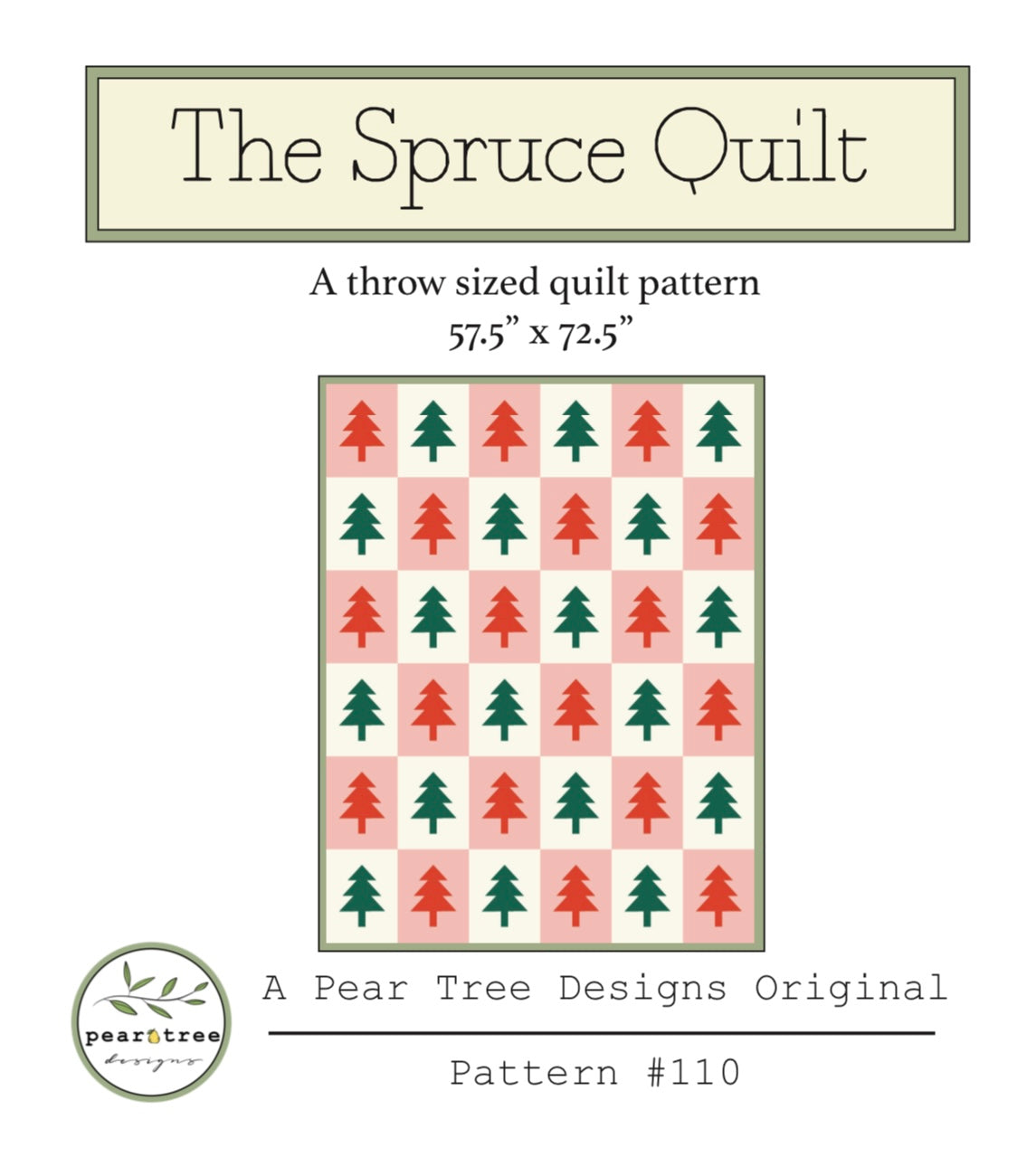 The Spruce Quilt - Quilting Pattern PDF Download