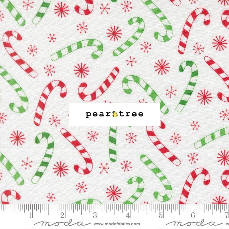Moda Fabrics Winter White - Candy Cane