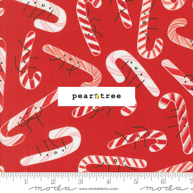 Moda Fabrics Christmas Red - Candy Cane