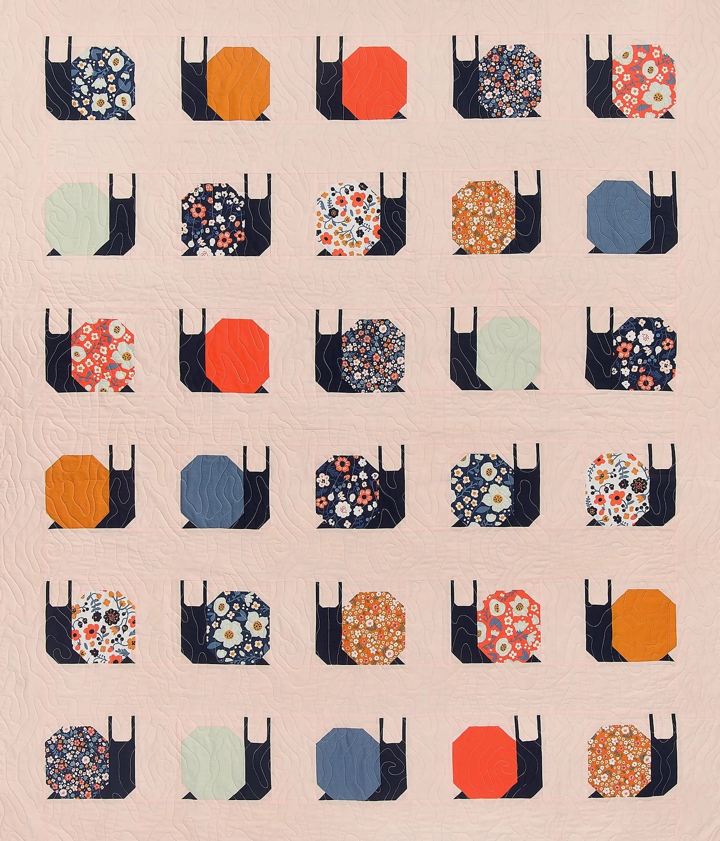 Other Garden Snails Quilt Pattern by Pen + Paper Patterns - Printed Booklet
