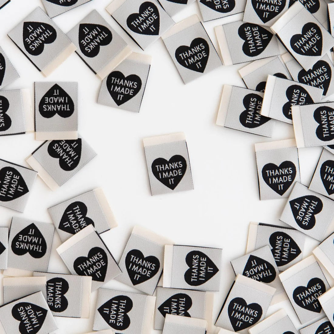 Other Thanks I Made It Heart Sewing Labels by Sarah Hearts