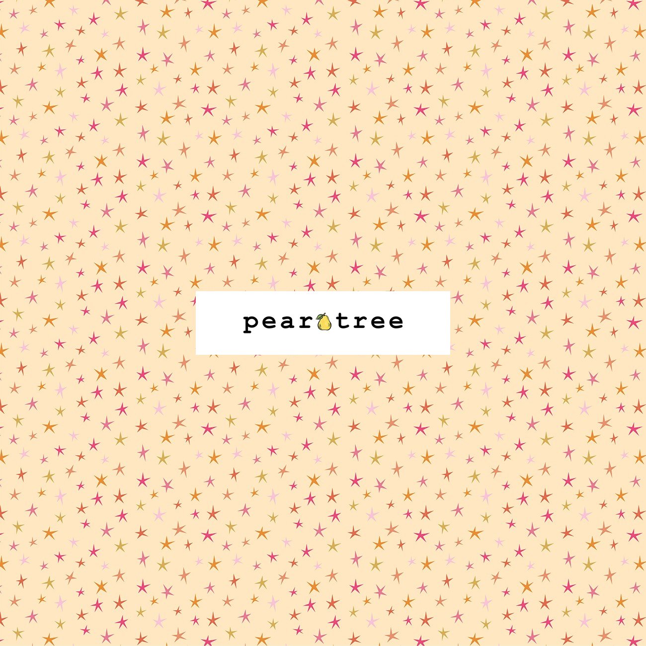 Poppie Cotton Yellow Sparkly Stars