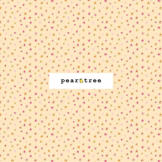 Poppie Cotton Yellow Sparkly Stars