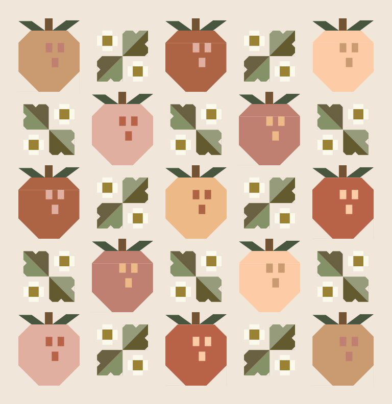 Pear Tree Market Pen + Paper Patterns Pineberry- Blushberry Quilt Kit Bundle - Pattern Not Included