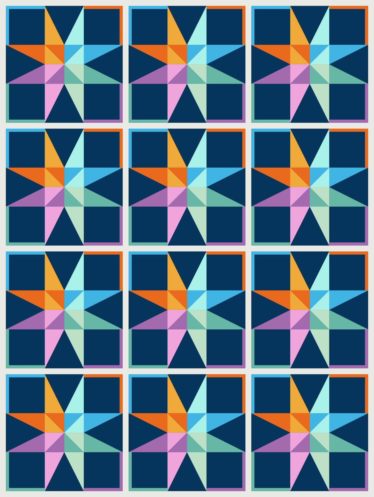 The Quilty Architect -Bonfire Sparks Bright Quilt Kit Bundle - Pattern Not Included | Pear Tree Market