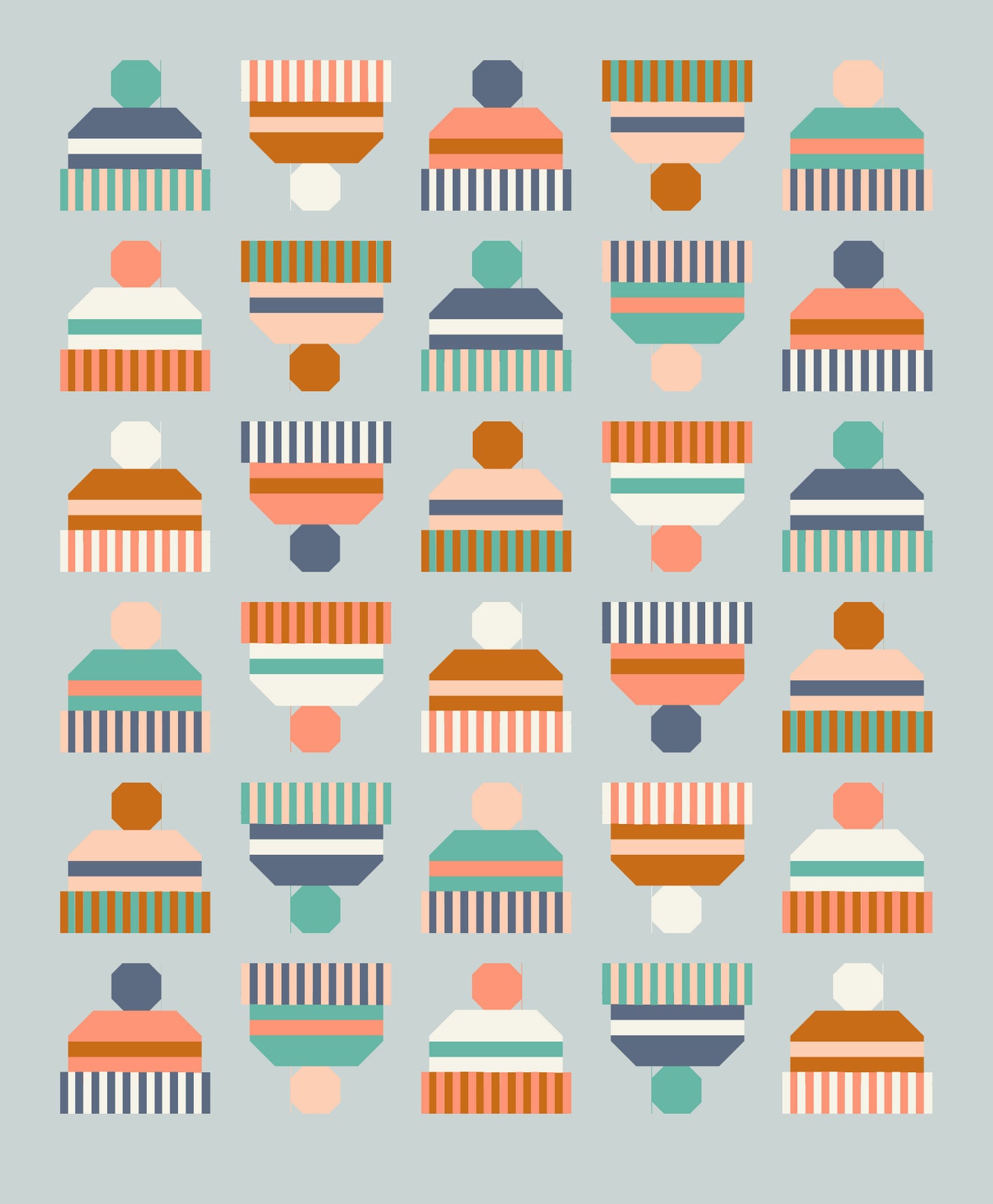 Pear Tree Market Pen + Paper Patterns - Snow Day - Blizzard Quilt Kit Bundle - Pattern Not Included