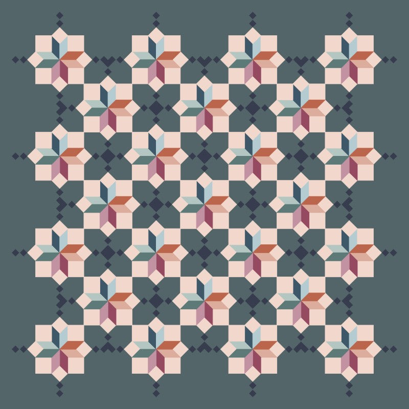 Pear Tree Market Paper Bag Quilts - Star Crossed Love - Juliet Quilt Kit Bundle - Pattern Not Included