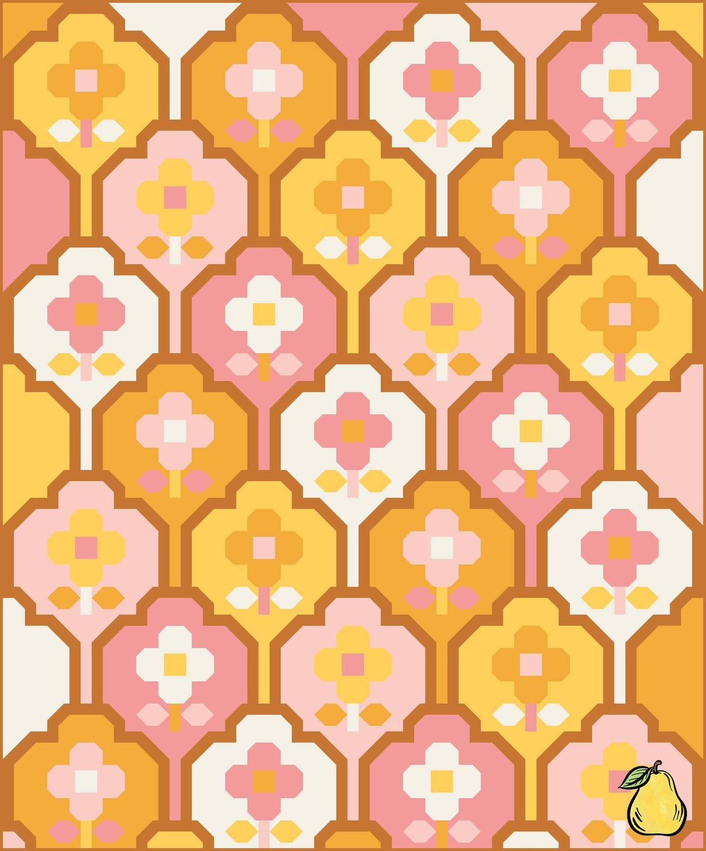 Pear Tree Market Pen + Paper Patterns - Wallflower - Pretty - Throw Sized Quilt Kit Bundle - Pattern Not Included