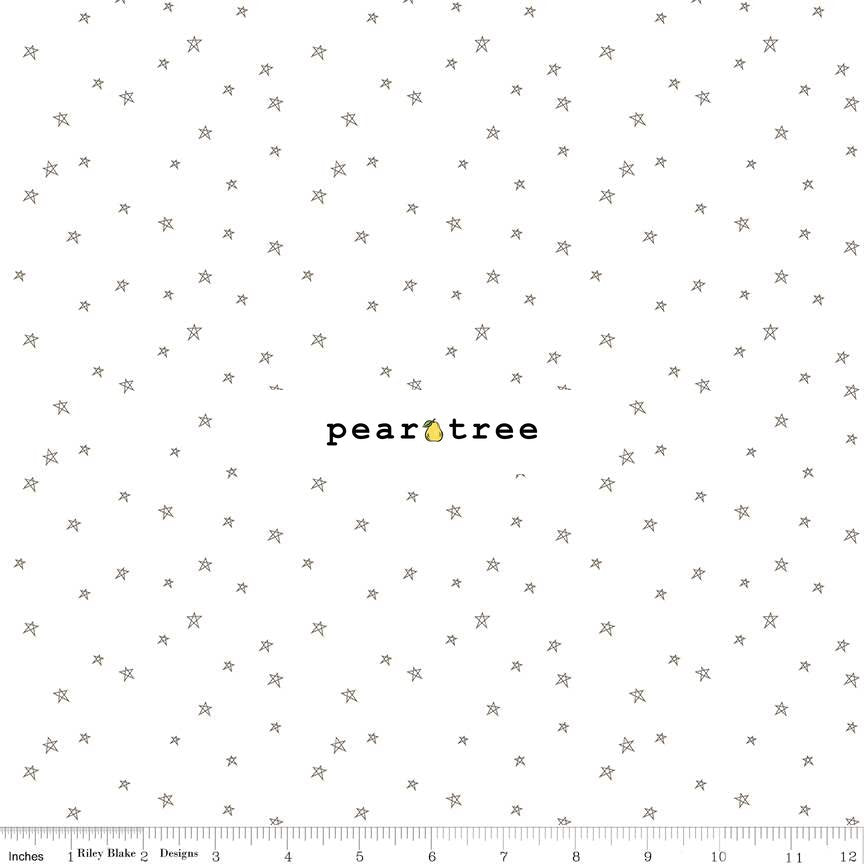 Riley Blake Designs Farmhouse Star Pebble