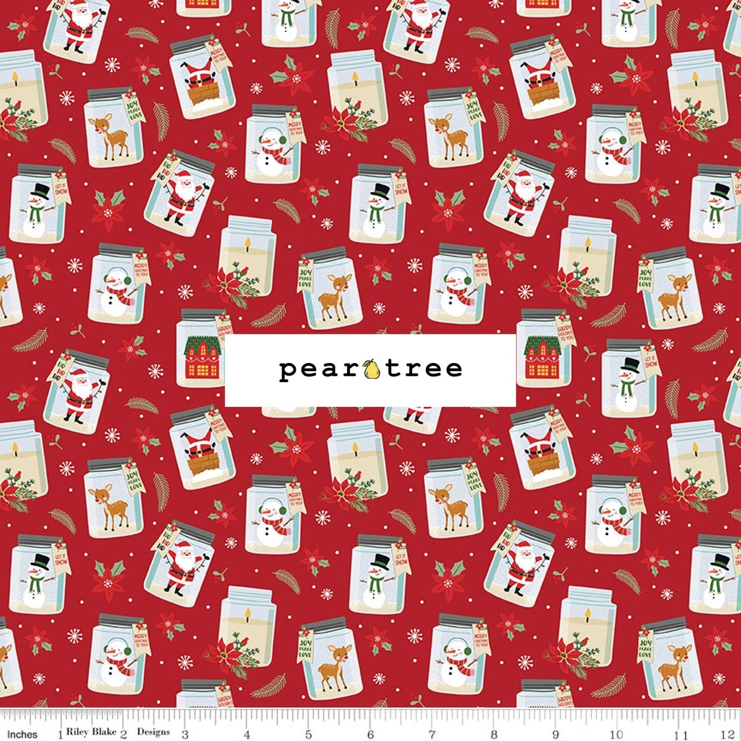 Riley Blake Designs Jars Red