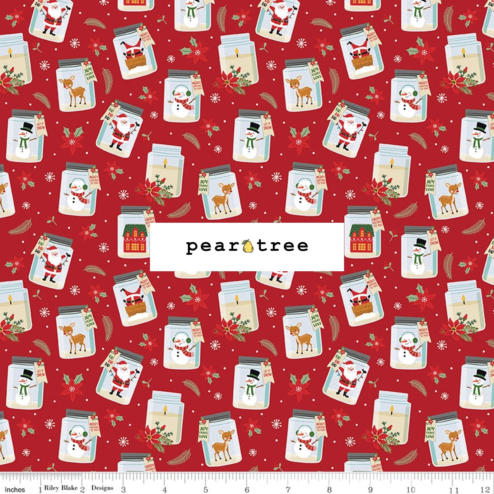 Riley Blake Designs Jars Red