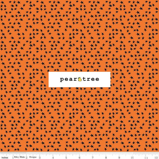 Riley Blake Designs Stars Orange