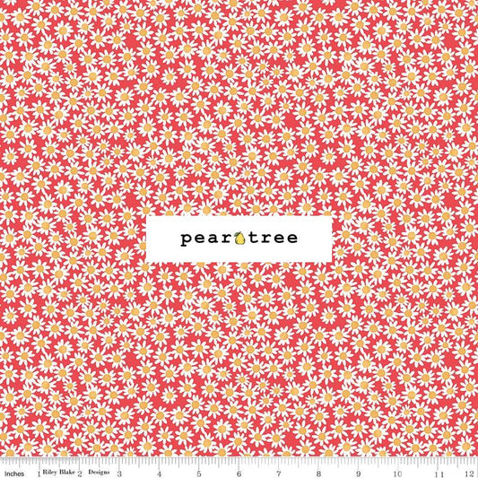 Riley Blake Designs Daisies Raspberry