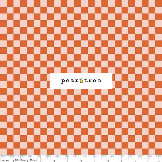 Riley Blake Designs Checks Persimmon
