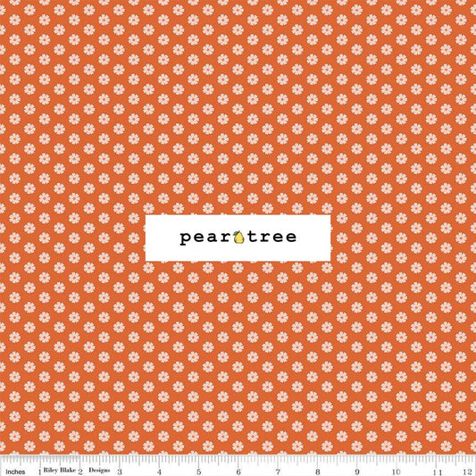 Riley Blake Designs Flowers Persimmon