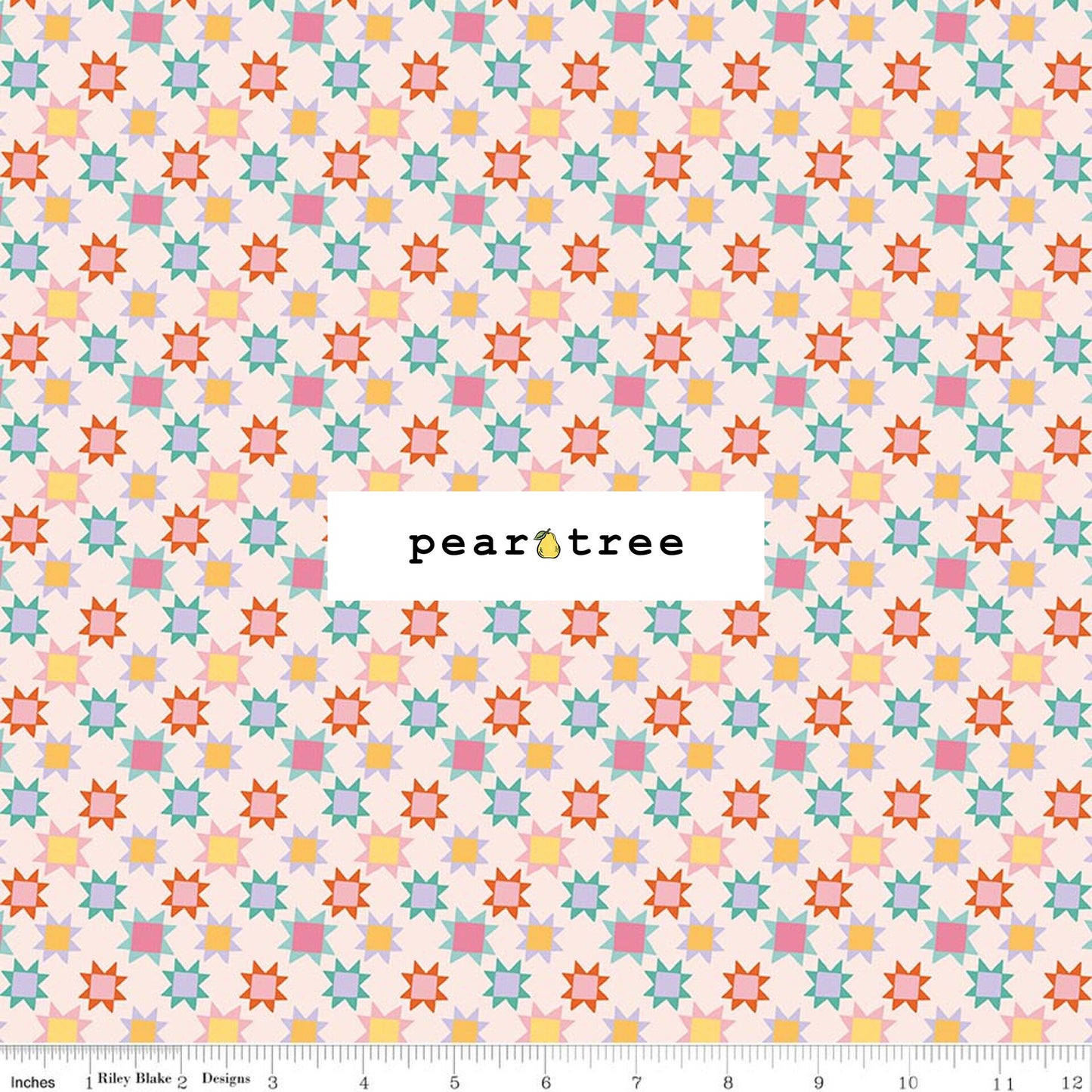 Riley Blake Designs Patchwork Stars Latte