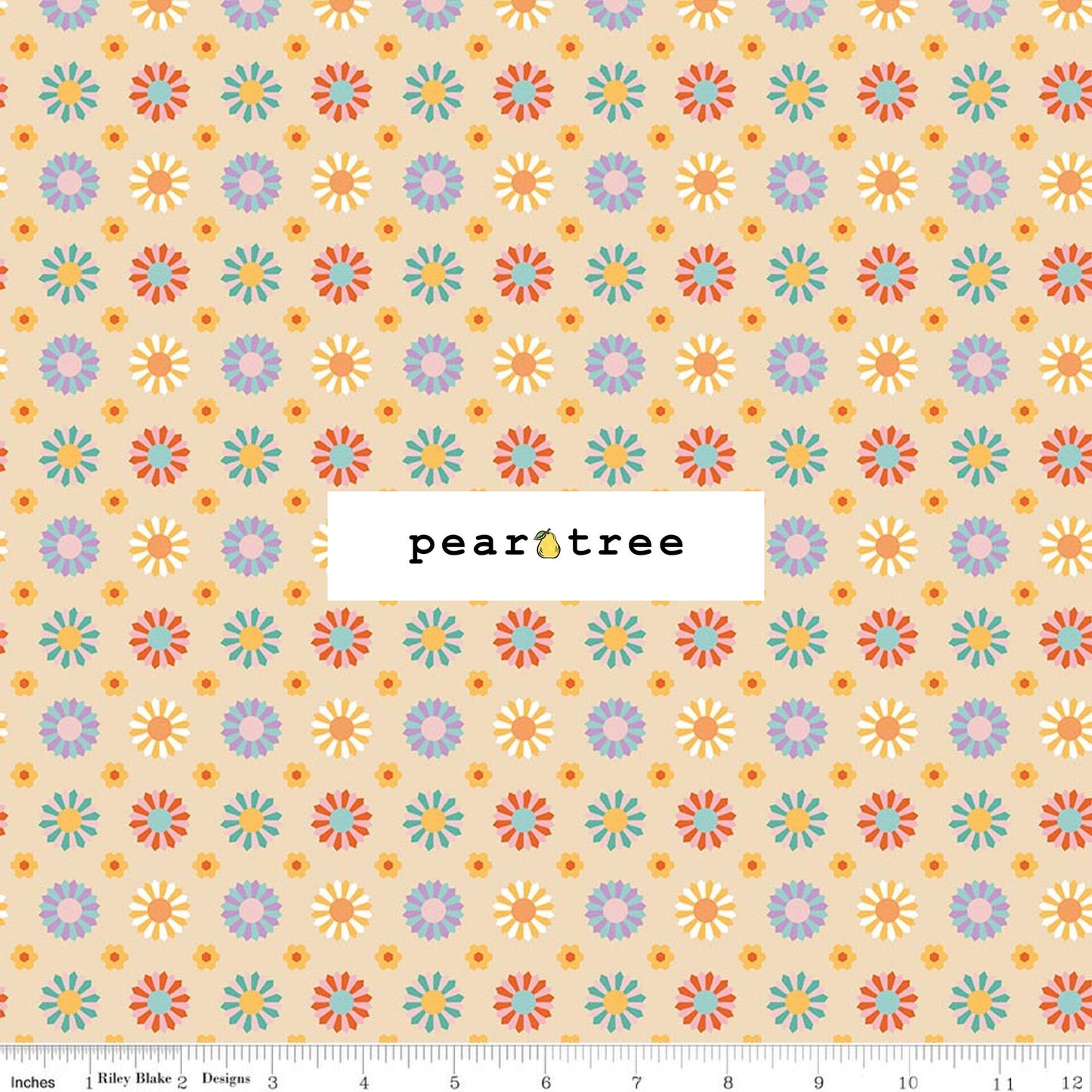 Riley Blake Designs Patchwork Dresden Vanilla