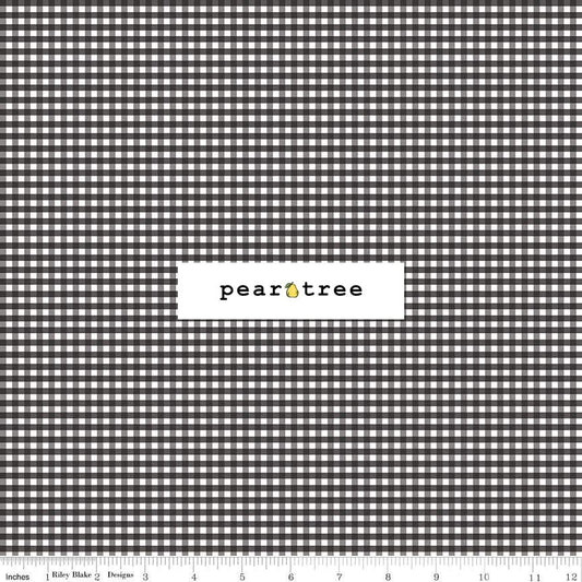 Riley Blake Designs 18 Small Gingham Check Black