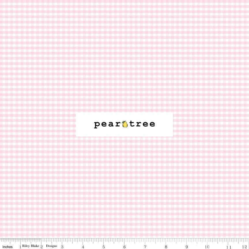 1/8 Small Gingham Check Baby Pink | Gingham | Riley Blake Designs | C440-75-Baby-Pink
