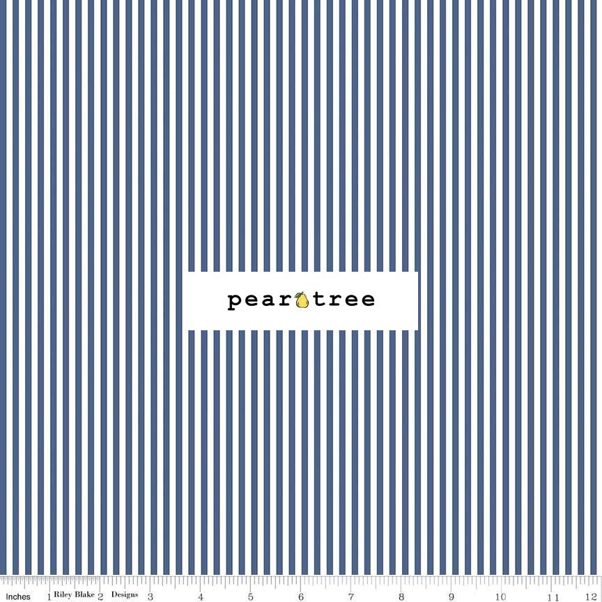 Riley Blake Designs 18 Stripe Denim