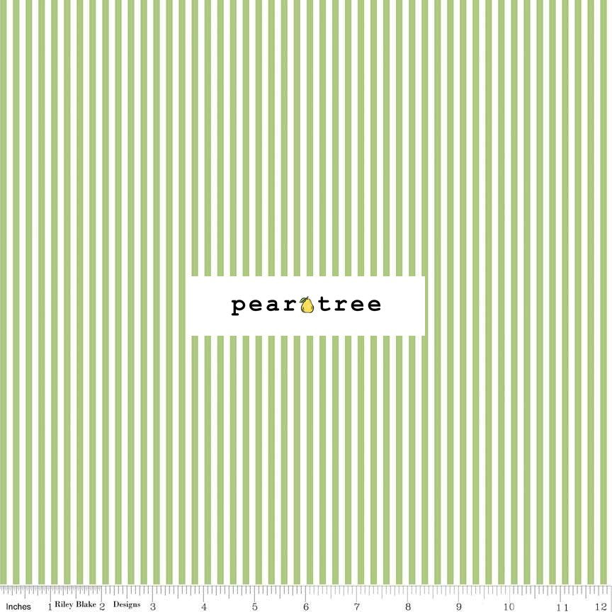 Riley Blake Designs 18 Stripe Green