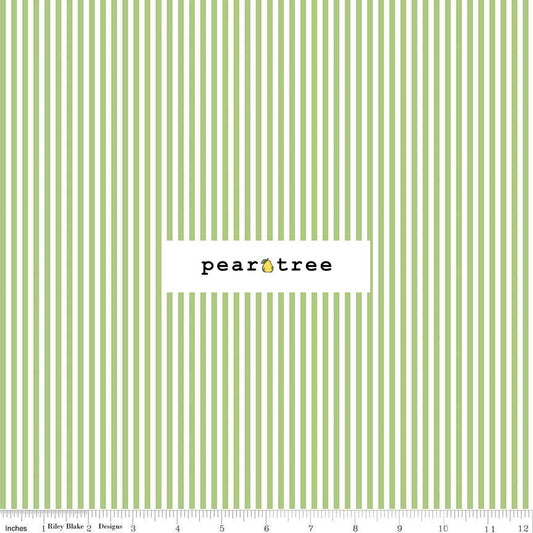 Riley Blake Designs 18 Stripe Green