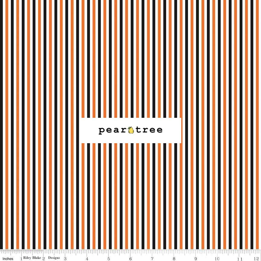 1/8 Stripe Halloween | Stripes | Riley Blake Designs | C495-HALLOWEEN