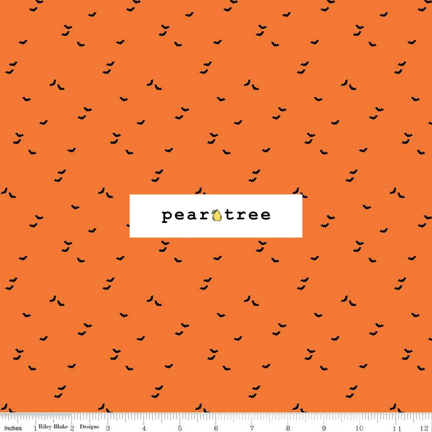 Riley Blake Designs Bat Orange