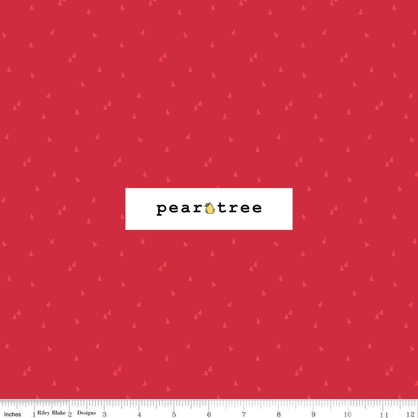 Riley Blake Designs Trees Red