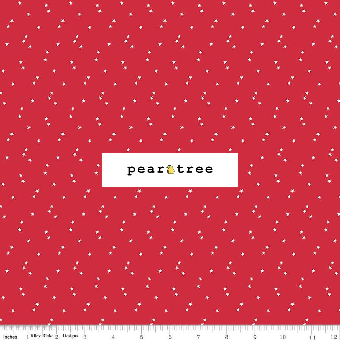 Riley Blake Designs Stars Red