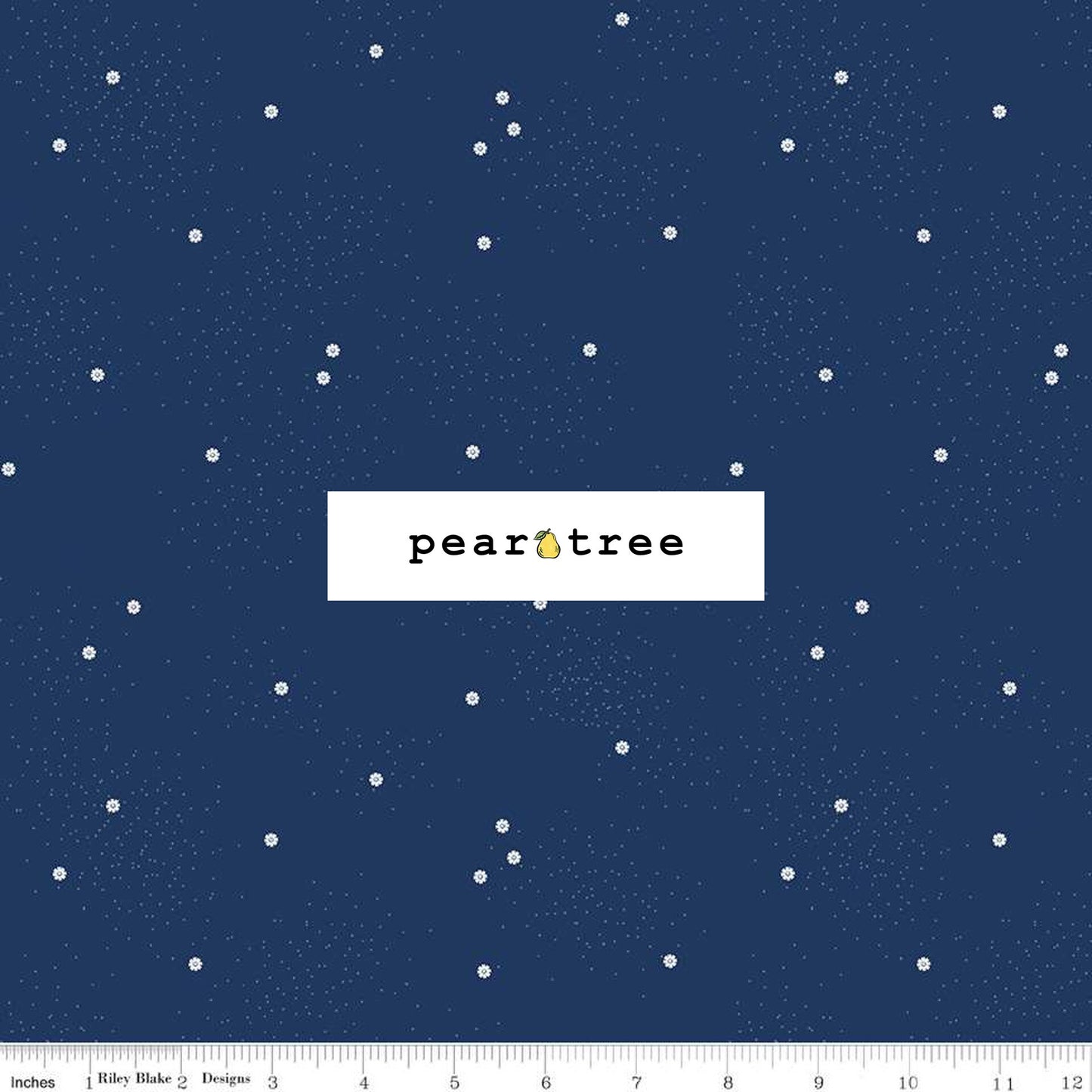 Riley Blake Designs Dainty Daisy Navy