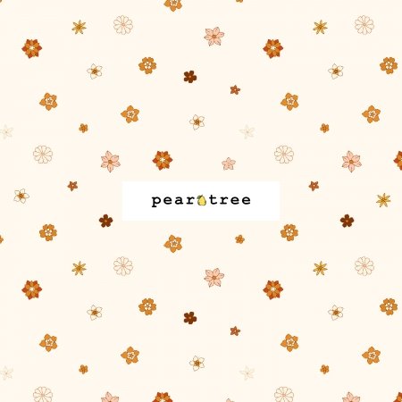 Flowers In Your Hair - Baked Clay Fabric | Groovy Boho | RJR Fabrics | JD303-BC1