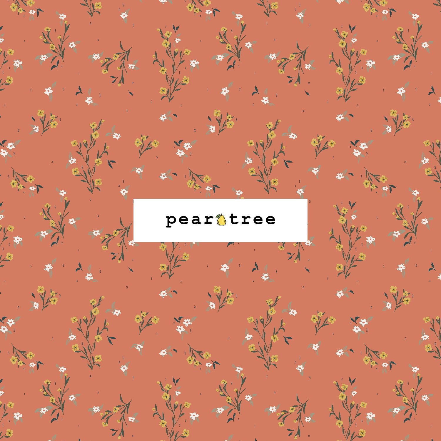 RJR Fabrics Delicate Bloom - Lustrous Copper Fabric